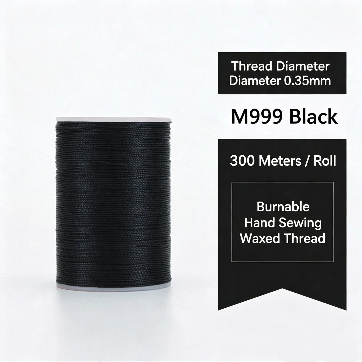 Hot Sale Round Waxed Thread 0.35/0.45/0.55mm