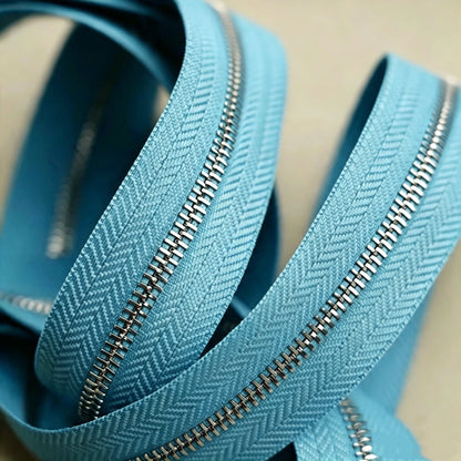 T3 / T5 Swiss‑style Teeth Zipper,Sold by 1 Yard(0.91 meter) Pre‑Cut