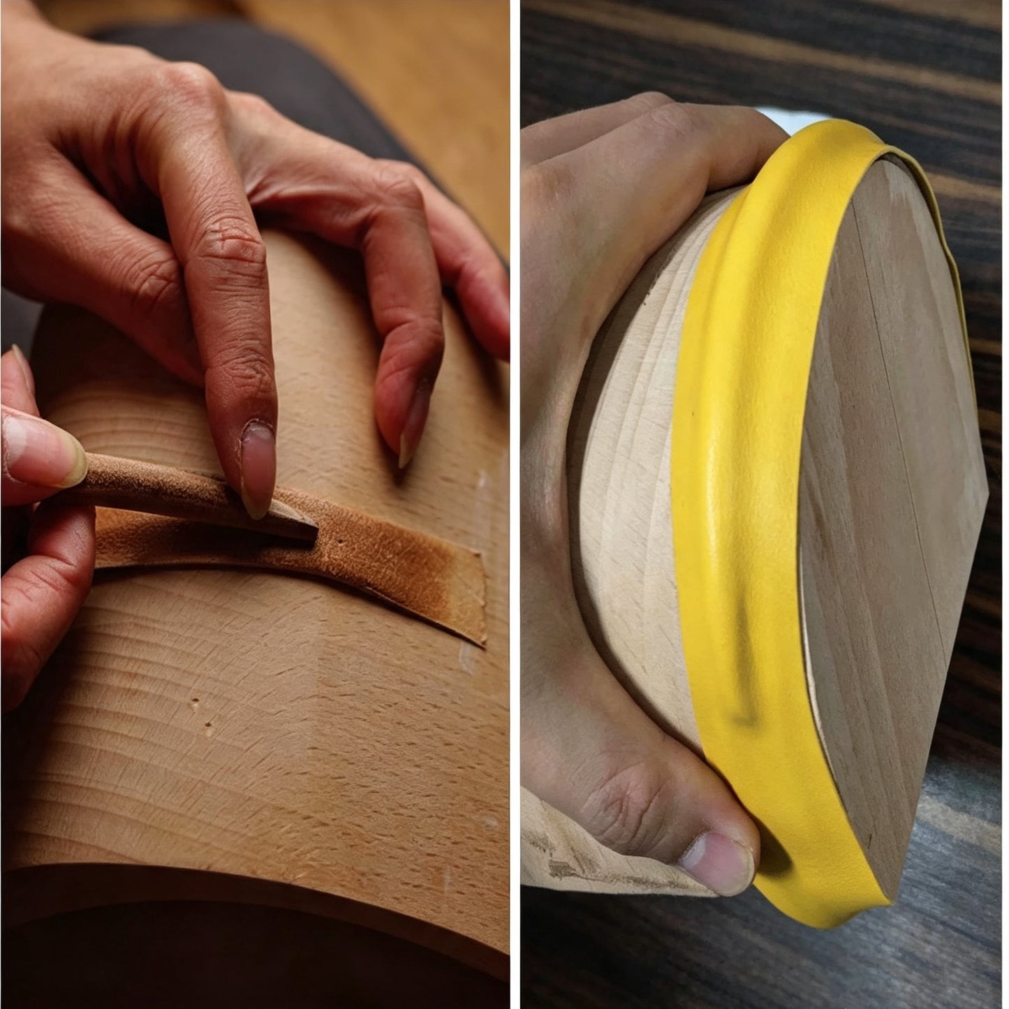 1373 Molded Vegetable Tanned Handle Filler