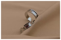 1367 Stainless Steel Open Ring,Gold/silver,Two size