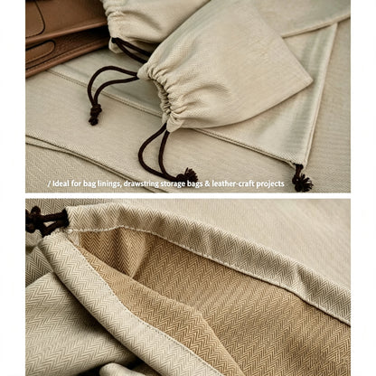 1374 Double‑Sided Herringbone Lining Fabric