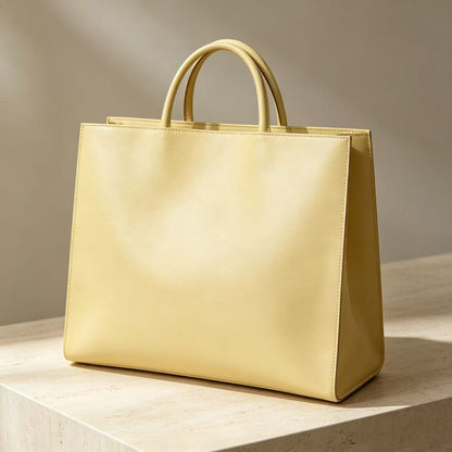 B012 Jaune Poussin 1Z Boite(Box Calf) Leather