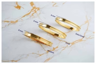 1366 Stainless Steel Bracelet Hardware,Gold/silver,Three size