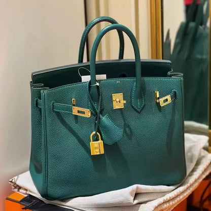 G031 Bleu Paon 7F Togo Leather