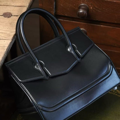 B001 Noir 89 Boite(Box Calf) Leather