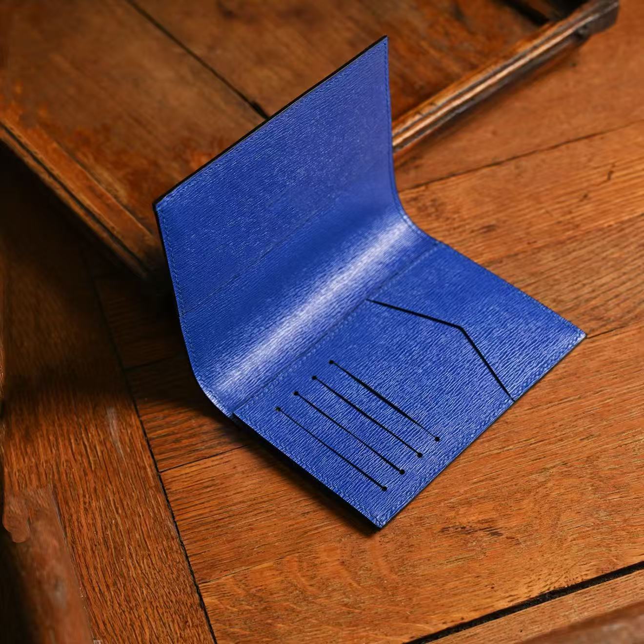B016 Bleu Electrique 7T Boite(Box Calf) Leather