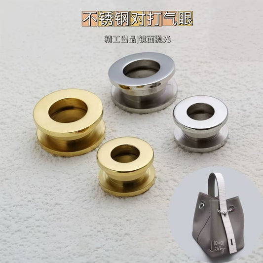 1336 Stainless Steel Grommet ,Gold/silver,Two sizes
