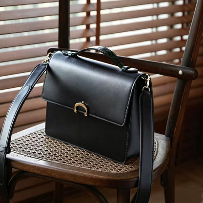 B001 Noir 89 Boite(Box Calf) Leather