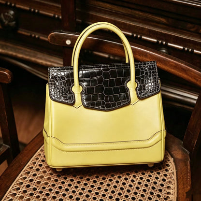 E004 Jaune Poussin EVE Leather
