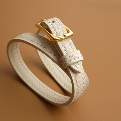 S004 Cream French Alran Sully Leather