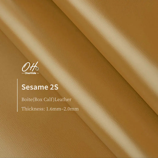 B010 Sesame 2S Boite(Box Calf) Leather