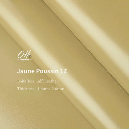 B012 Jaune Poussin 1Z Boite(Box Calf) Leather
