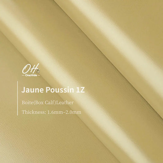 B012 Jaune Poussin 1Z Boite(Box Calf) Leather