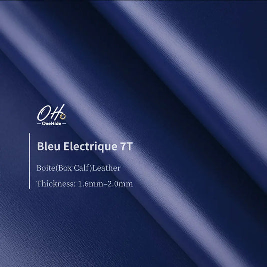 B016 Bleu Electrique 7T Boite(Box Calf) Leather