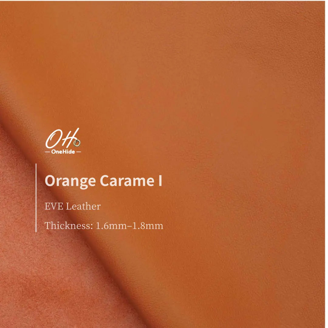 E003 Orange Carame 1 EVE Leather