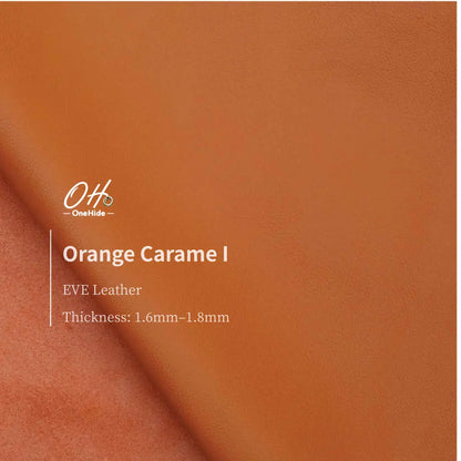 E003 Orange Carame 1 EVE Leather