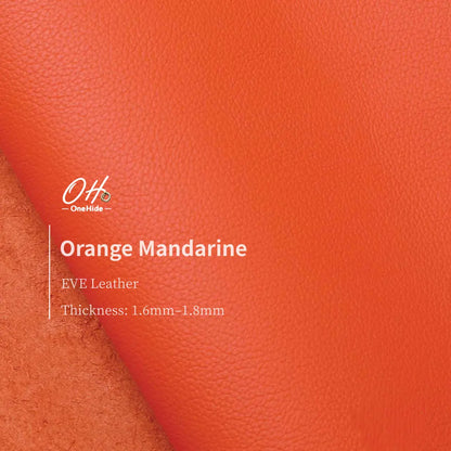 E007 Orange Mandarine EVE Leather