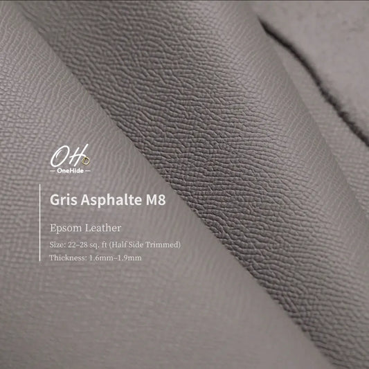 P004 Gris Asphalte M8 EP Leather