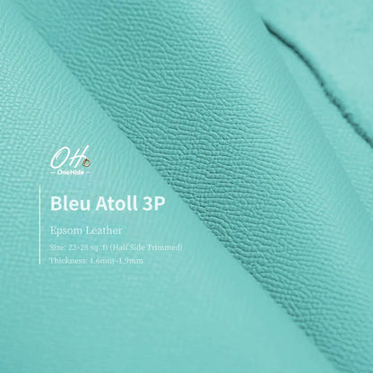 P058 Bleu Atoll 3P EP Leather