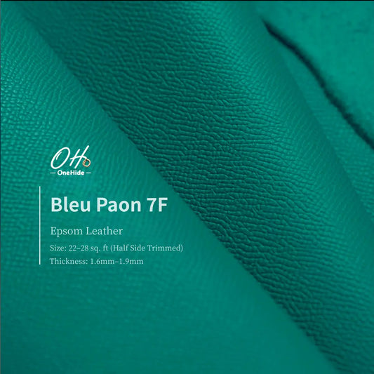 P052 Bleu Paon 7F EP Leather