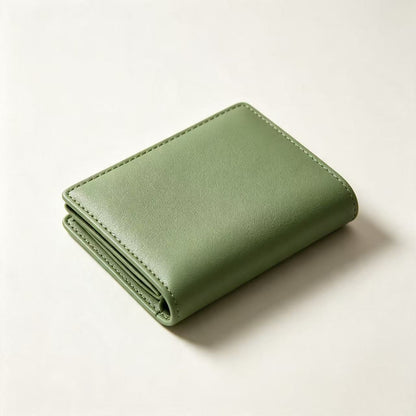 S017  Avocado Green French Alran Sully Leather