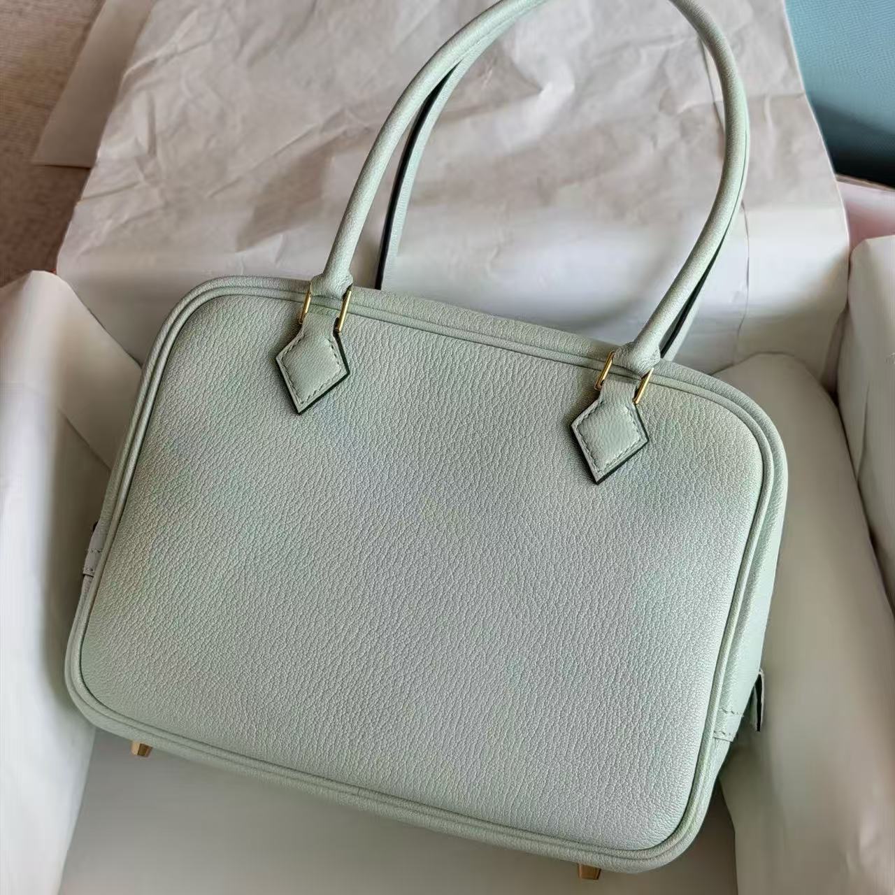 S011 Bubble Green French Alran Sully Leather