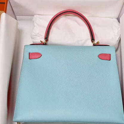 P058 Bleu Atoll 3P EP Leather