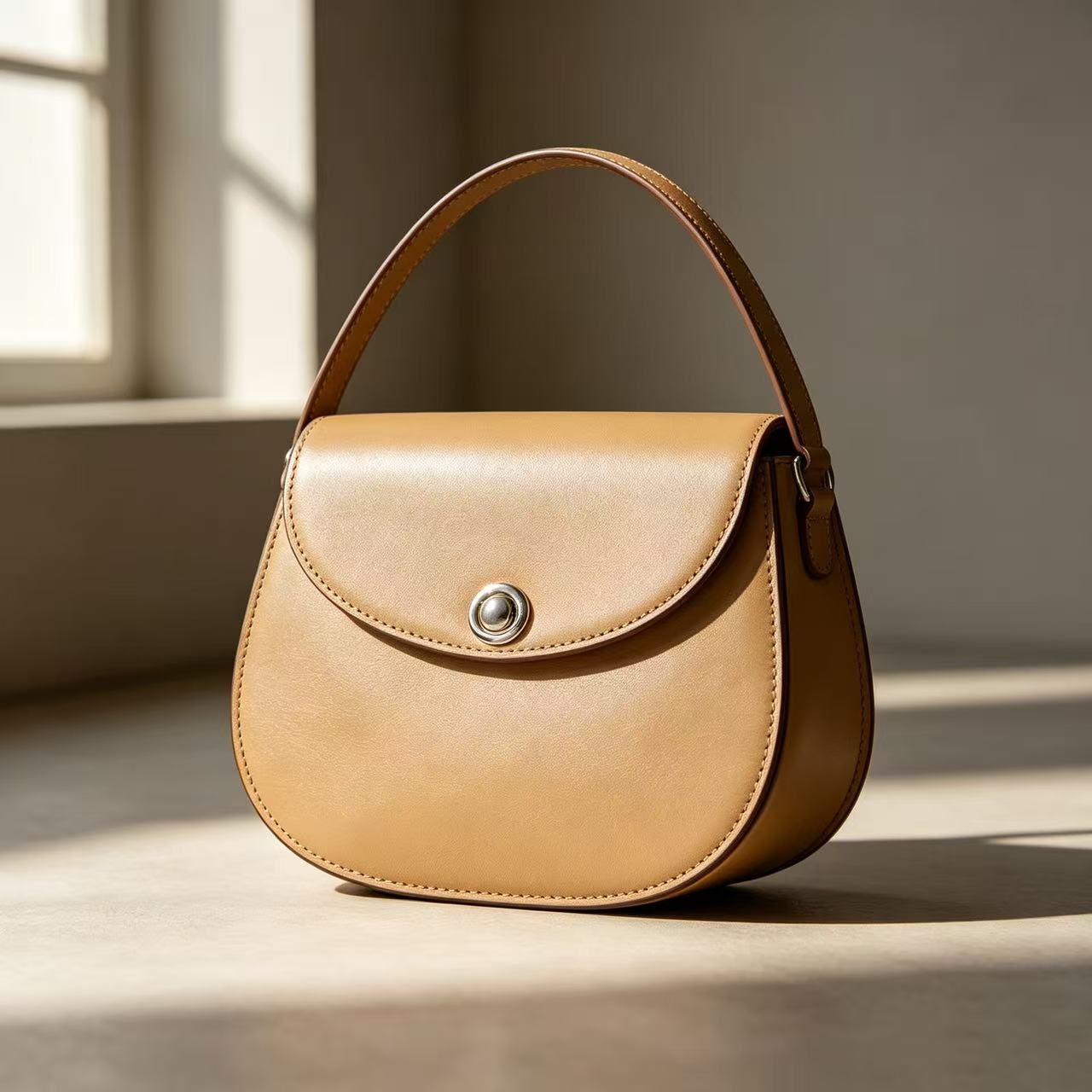 B010 Sesame 2S Boite(Box Calf) Leather