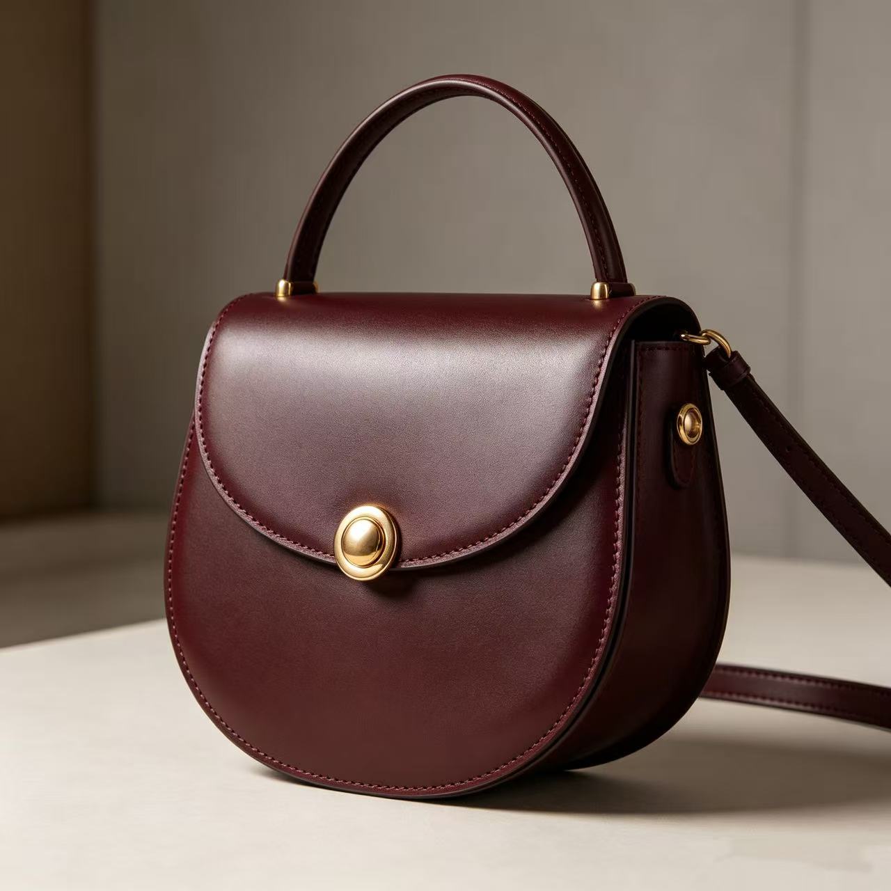 B005 Rouge Sellier 0G Boite(Box Calf) Leather