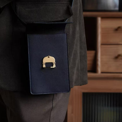 B015 Bleu Nuit Boite(Box Calf) Leather
