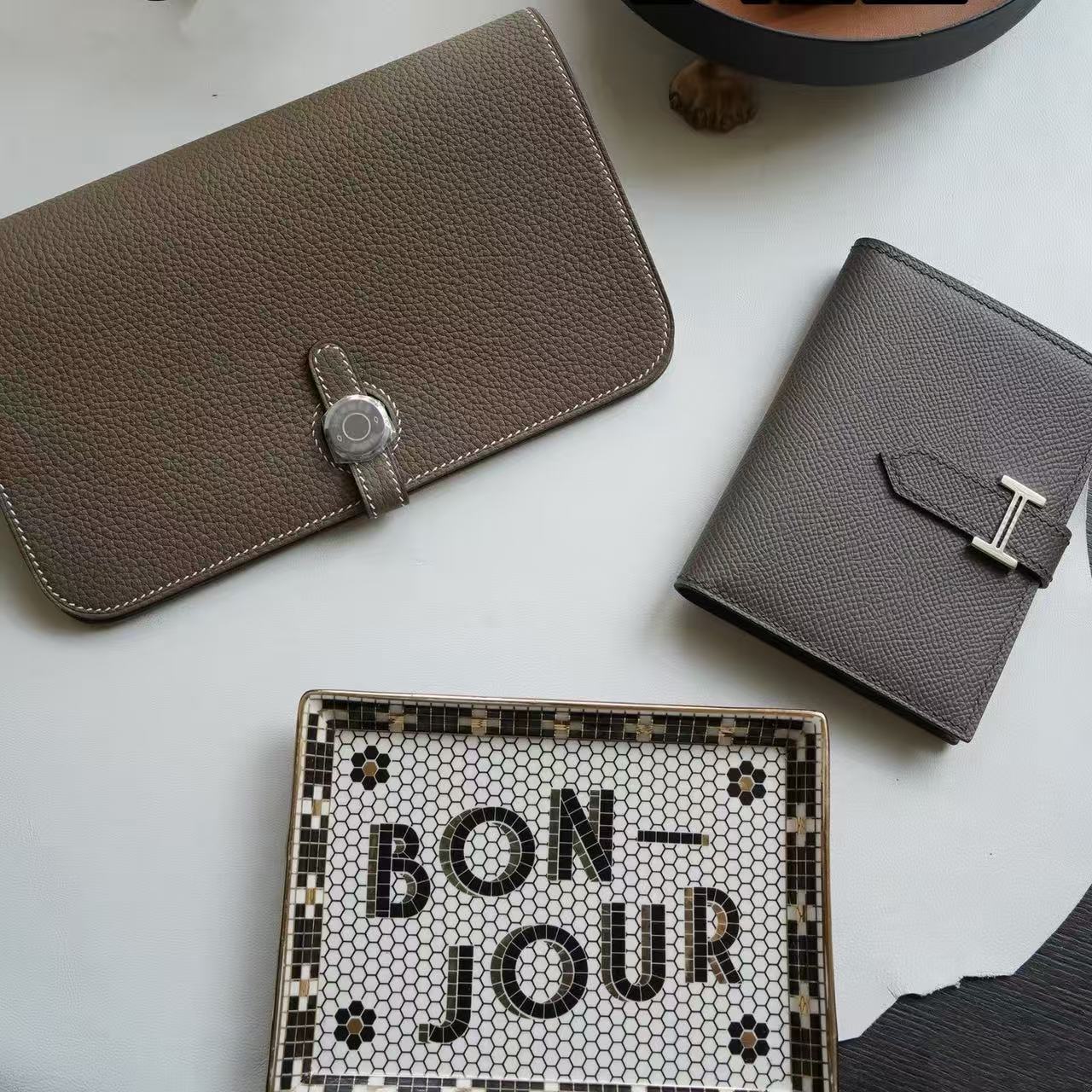 G003 Gris Etoupe 8C Togo Leather