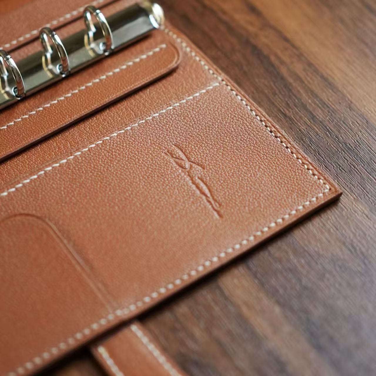 S003 Gold French Alran Sully Leather