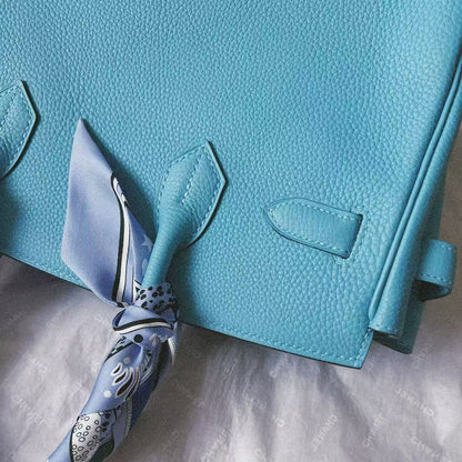 G036 Bleu du Nord P3 Togo Leather